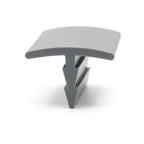 19mm Barb Plastic T Section Light Grey - Pack of 12, 2.44m Each