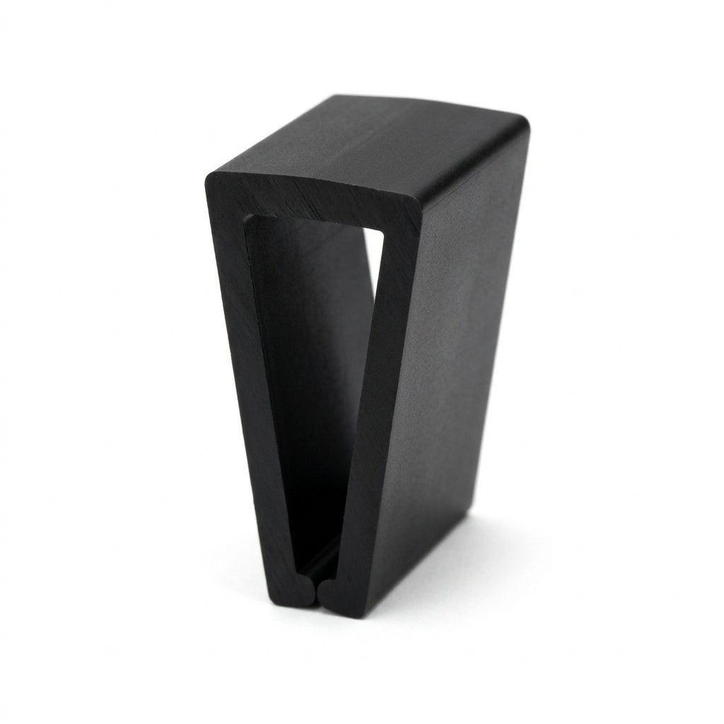 Black Plastic Binding Bar - 6mm Thickness, Pack of 12, 2.44m Each