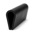 Black Plastic Binding Bar - 4mm Round Profile, 12 x 2.44m Lengths