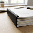 Black Plastic Binding Bar - 4mm Round Profile, 12 x 2.44m Lengths