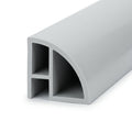 Vanilla Plastic Quadrant Moulding - 12.5mm x 12 x 2.44m Lengths