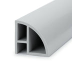 Vanilla Plastic Quadrant Moulding - 12.5mm x 12 x 2.44m Lengths