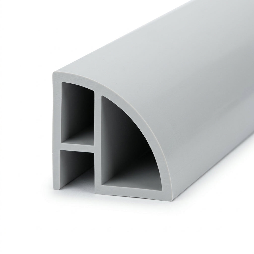 Vanilla Plastic Quadrant Moulding - 12.5mm x 12 x 2.44m Lengths