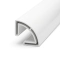 Plastic Decorative Quadrant Moulding White 12.5mm - 12 x 2.44m Lengths