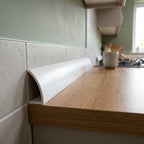 White Plastic Quadrant Moulding - 19mm x 12 x 2.44m Lengths
