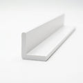 White PVC Angle Profile - 12.5mm x 10 x 3m Lengths for Corner Protection