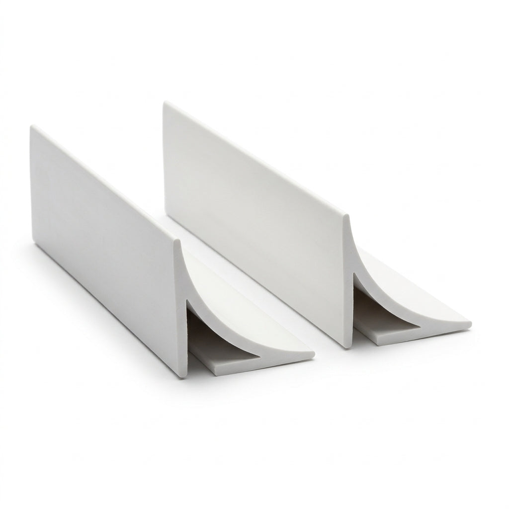 50mm Plastic Scotia White - 6 x 2.44m Lengths