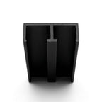 Black 19mm Double Track Centre Leg - Pack of 6, 2.44m Lengths