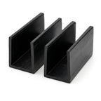 16mm Plastic C Section Vanilla - Pack of 12, 2.44m Each
