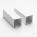 16mm Plastic C Section White - Pack of 12, 2.44m Each