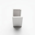 10mm Plastic J Section Capping White - Pack of 12, 2.54m Each