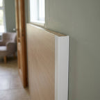 10mm Plastic J Section Capping White - Pack of 12, 2.54m Each