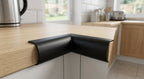 19mm Round Plastic Corner Black - Pack of 5, 3m Each