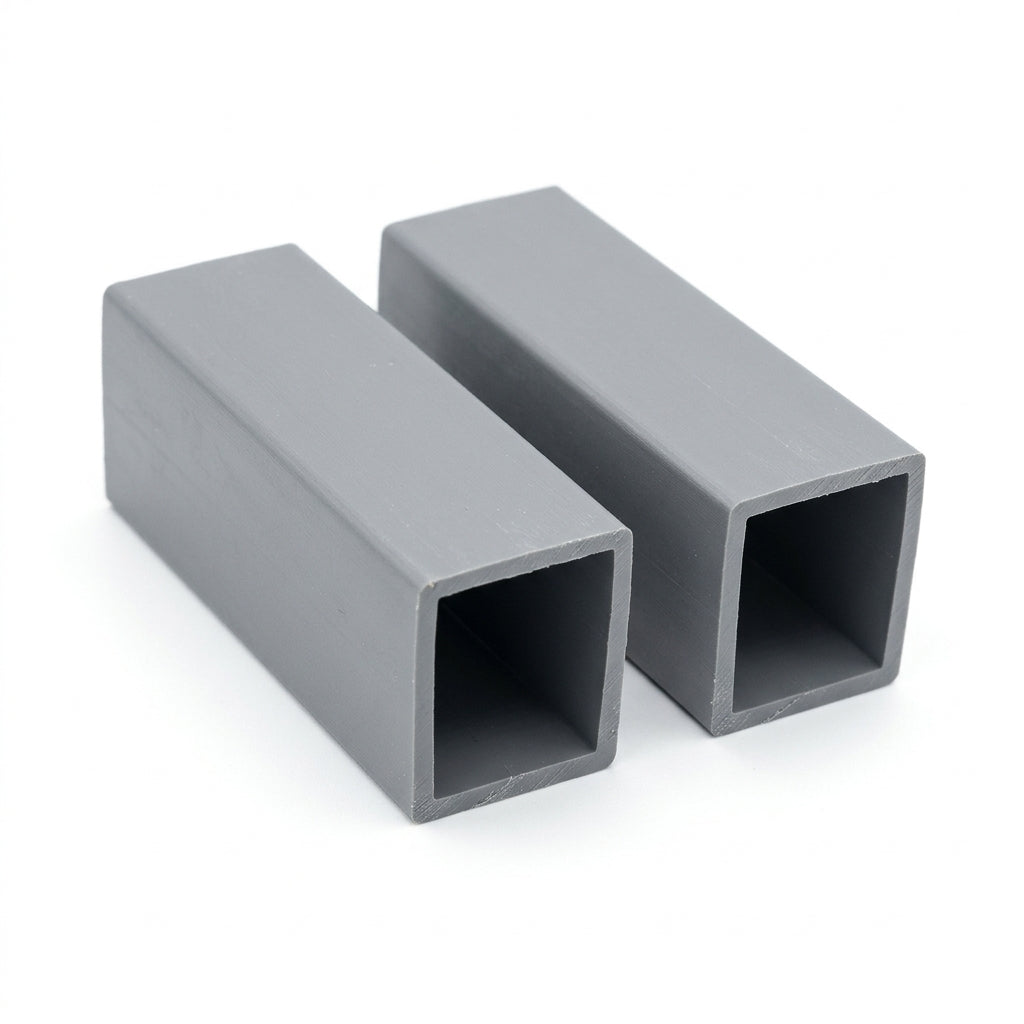 19mm Plastic C Section Light Grey - Pack of 12, 2.44m Each