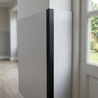 19mm Plastic L Section Black - Pack of 12, 2.44m Each