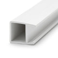 19mm Plastic L Section White - Pack of 12, 2.44m Each