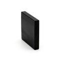 Black Plastic Flat Bar 12mm - Pack of 5, 3m Lengths