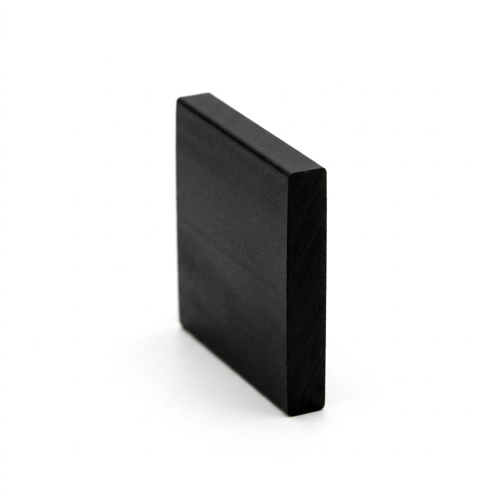 Black Plastic Flat Bar 12mm - Pack of 5, 3m Lengths