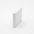 White Plastic Flat Bar 12mm - Pack of 5, 1m Each