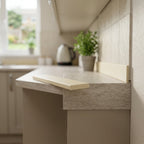 Vanilla Rigid PVC Flat Strip - 25mm x 6 x 2.44m Lengths