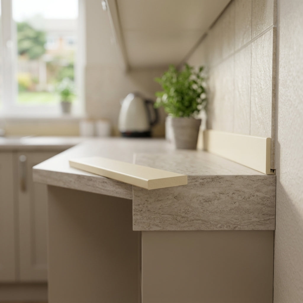 Vanilla Rigid PVC Flat Strip - 25mm x 6 x 2.44m Lengths