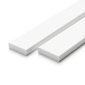 White Rigid PVC Cover Strip - 25mm x 6 x 2.44m Lengths