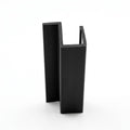 6mm Plastic Tank Top Black - Pack of 12, 2.44m Each
