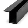 10mm Plastic Tank Top Black - Pack of 12, 2.44m Each