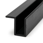 10mm Plastic Tank Top Black - Pack of 12, 2.44m Each