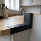 6mm External Plastic Corner Black - Pack of 12, 2.44m Each