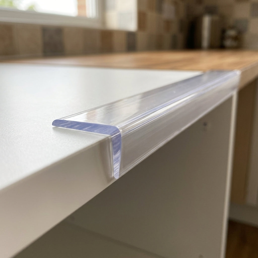 6mm Clear Plastic C Section - Pack of 10, 3m Each
