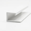 6mm Plastic J Section White - Pack of 12, 2.44m Each