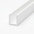 16mm Heavy Duty White C Section Capping - Pack of 12, 2.44m Each