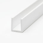 16mm Heavy Duty White C Section Capping - Pack of 12, 2.44m Each