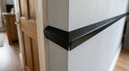 Black 32mm PVC Plastic Angle - Pack of 12, 2.44m Each