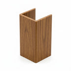 32mm Teak Plastic Angle Trim - Pack of 12, 2.44m Each