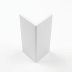 White 32mm PVC Plastic Angle - Pack of 10, 3m Each