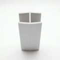 12mm Plastic H Section White - Pack of 12, 2.44m Each