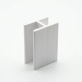 10mm Plastic Unequal H Section White - Pack of 10, 3m Each