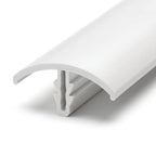 Small Domed Top White - Pack of 12, 2.44m Each