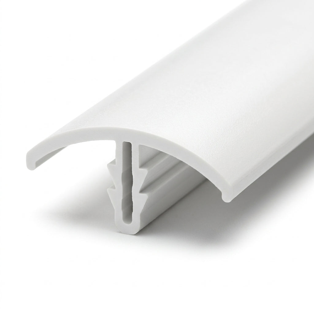 Small Domed Top White - Pack of 12, 2.44m Each