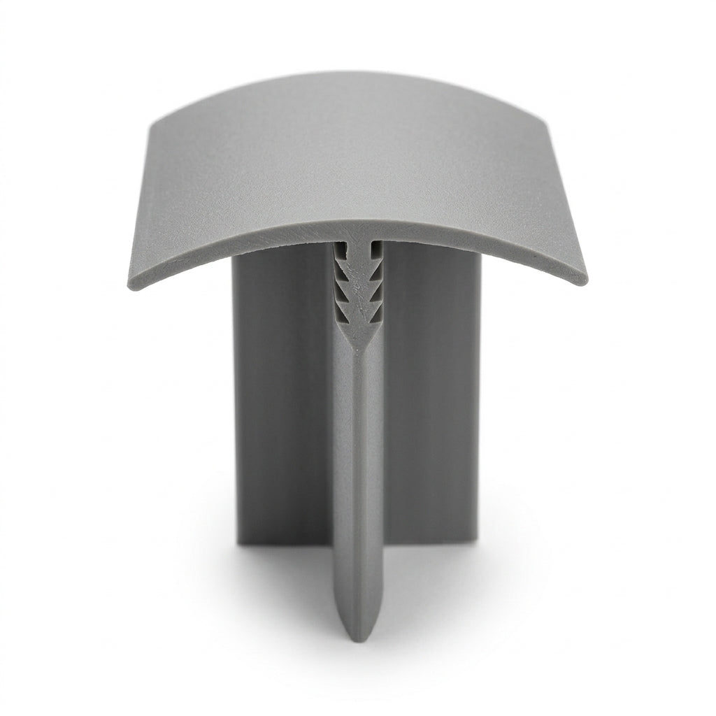 Tele Grey Large Domed Top - Pack of 10, 3m Each