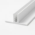 2 Part H Base 6 - 12mm Board White - Pack of 10, 3m Each