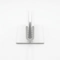 2 Part H Base 12 - 16mm Board White - Pack of 10, 3m Each