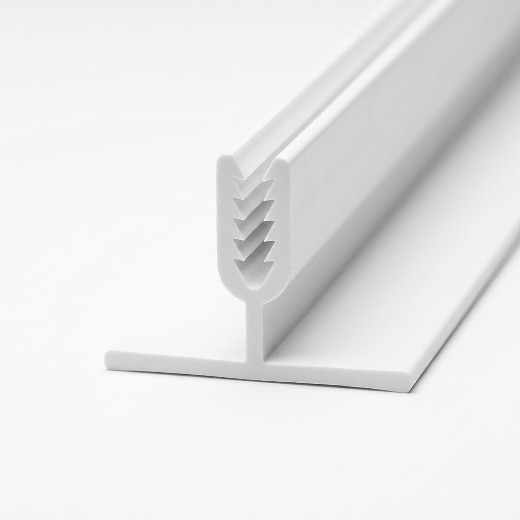 2 Part H Base 17 - 20mm Board White - Pack of 12, 2.44m Each