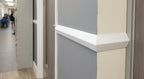 White 38mm PVC Plastic Angle - Pack of 10, 1m Lengths
