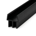 Vivarium Sliding Track 4/15mm Black - 12 x 2.44m Lengths