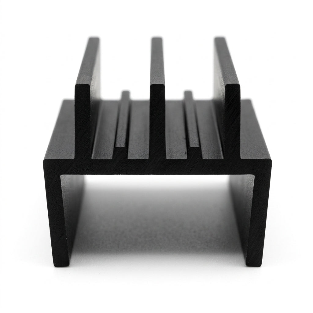 4mm Vivarium Bottom Runner Black - 12 x 2.44m Lengths