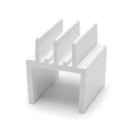 4mm Vivarium Bottom Runner White - 12 x 2.44m Lengths
