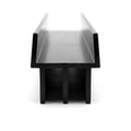 Vivarium Glass Runner Black - 4/18mm, Pack of 12, 2.44m Each